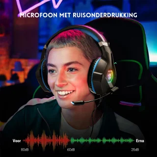 StayPowered Gaming Headset Zwart