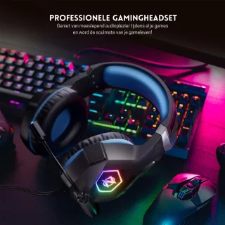 StayPowered Gaming Headset Zwart