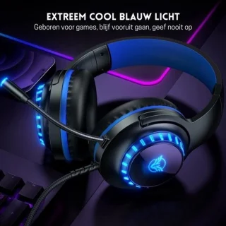 StayPowered Gaming Headset Zwart/Blauw