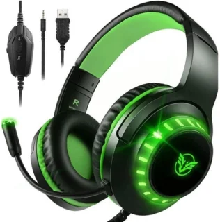 StayPowered Gaming Headset Zwart/Groen