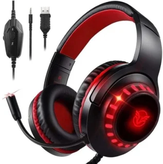 StayPowered Gaming Headset Zwart/Rood