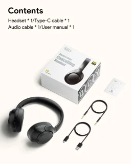 Stemily Draadloze Bluetooth Koptelefoon met Microfoon