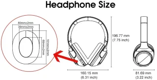 Stemily Draadloze Bluetooth Koptelefoon met Microfoon