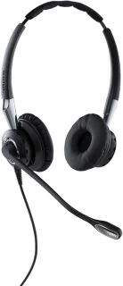 Stereo headset - kabel - zwart