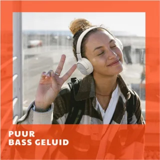 Thuys Draadloze On-Ear Koptelefoon Zwart