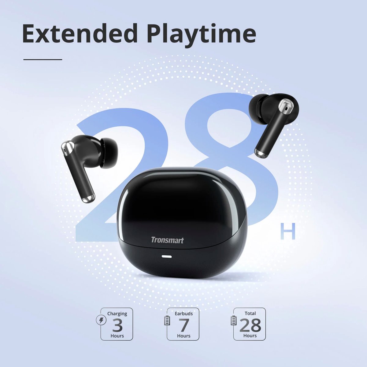 Wat vinden we goed aan de True Wireless Bluetooth Earbuds ANC Quad-Mic