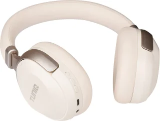 TUNIQ Deep Bass Draadloze Koptelefoon White Gold