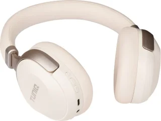 TUNIQ Deep Bass Draadloze Koptelefoon White Gold