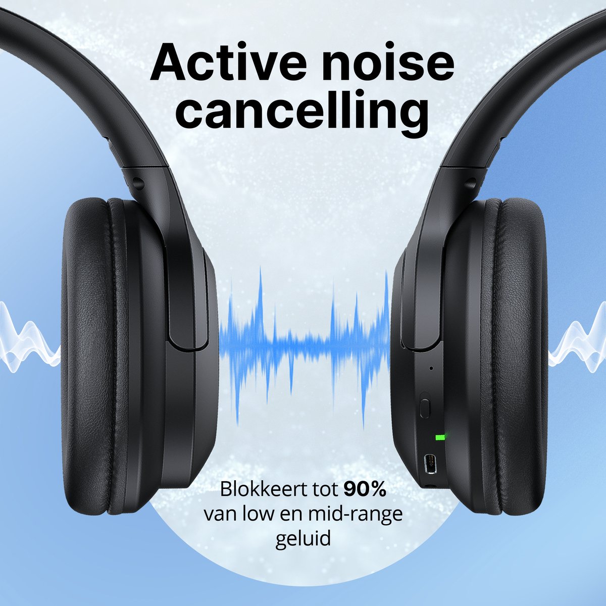 Wat vinden we goed aan de Unitone Focus Draadloze Over-ear Koptelefoon