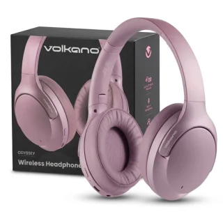 Volkano Odyssey over ear koptelefoon roze