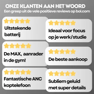 WERYOU UltraTone ANC Bluetooth 5.4 Draadloze Sportkoptelefoon Zwart