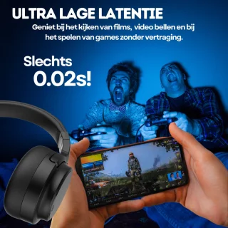 WERYOU UltraTone ANC Bluetooth 5.4 Draadloze Sportkoptelefoon Zwart
