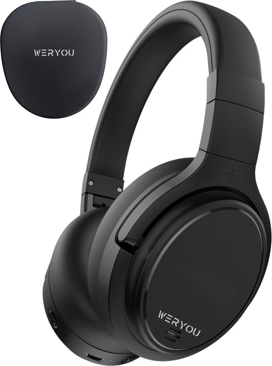 WERYOU UltraTone ANC Bluetooth 5.4 Draadloze Sportkoptelefoon Zwart review