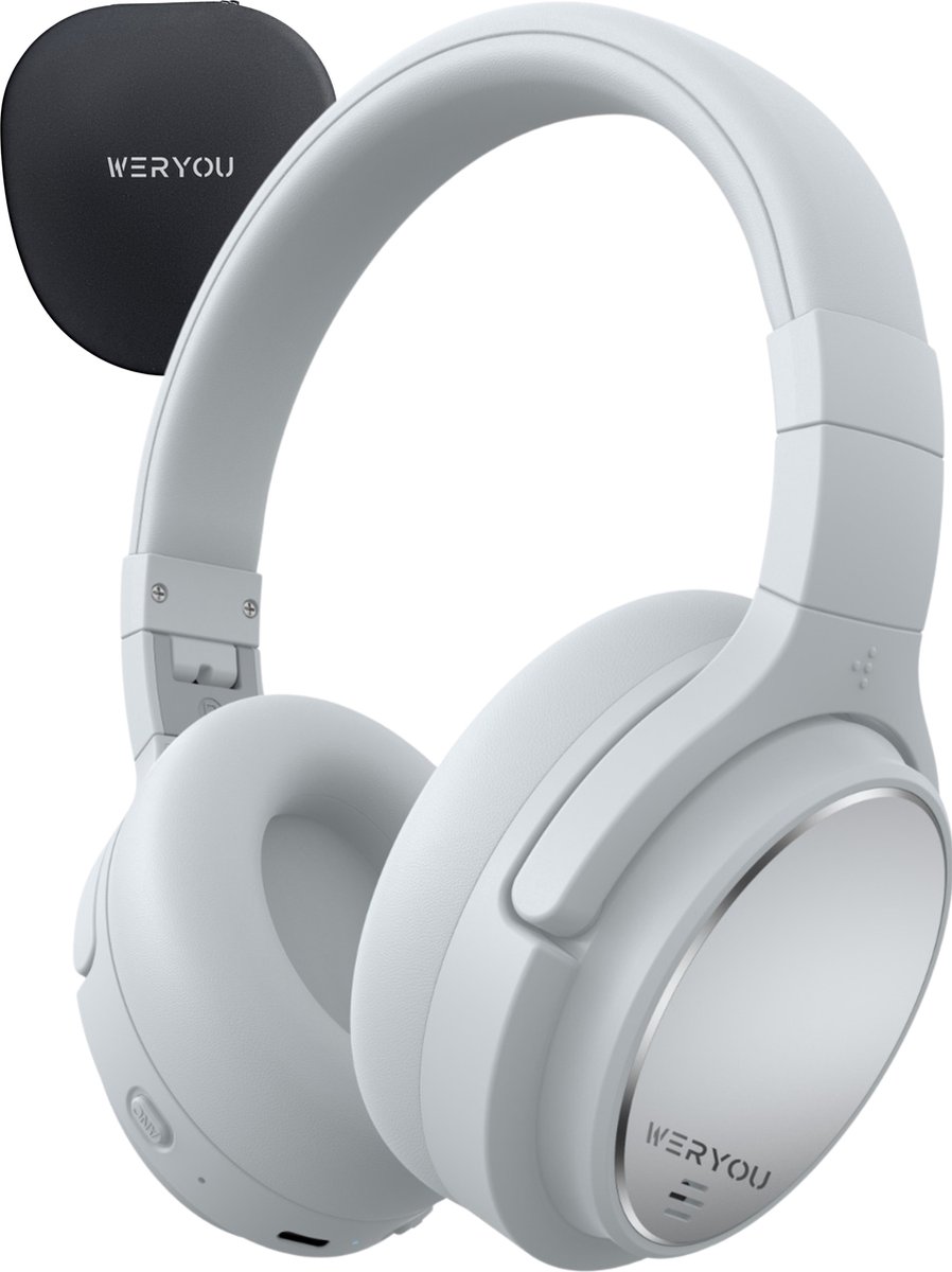 De WERYOU UltraTone ANC Bluetooth Draadloze Sportkoptelefoon Wit in één oogopslag