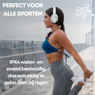 WERYOU UltraTone ANC Bluetooth Draadloze Sportkoptelefoon Wit