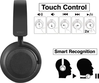 WiseQ ANCX100 Draadloze ANC Koptelefoon Bluetooth 5.0