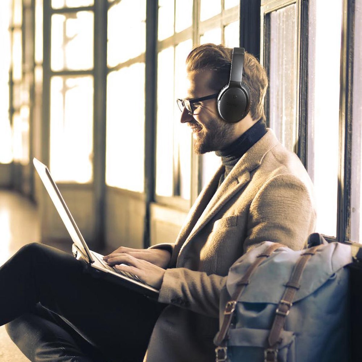 WiseQ Noise Cancelling Bluetooth Koptelefoon