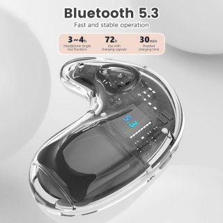 WNHB® Onzichtbare Bluetooth Slaap Oordopjes - Draadloze Hoofdtelefoon