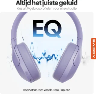 Xssive H11 Bluetooth Hoofdtelefoon Paars