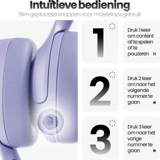 Xssive H11 Bluetooth Hoofdtelefoon Paars