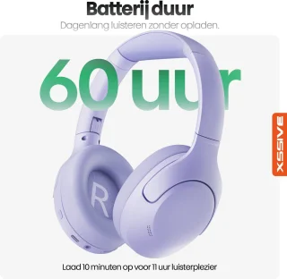 Xssive H11 Bluetooth Hoofdtelefoon Paars