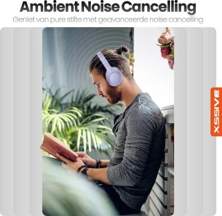Xssive H11 Bluetooth Hoofdtelefoon Paars