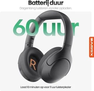 Xssive H11 Draadloze Koptelefoon Zwart