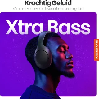 Xssive H11 Draadloze Koptelefoon Zwart