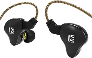 Yinyoo KBEAR KS2 in-ear koptelefoon, zwart