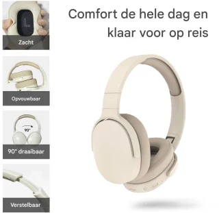 Ynkkvre Draadloze Bluetooth Headphones Wit