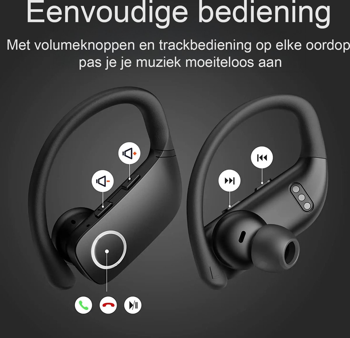 Wat vinden we goed aan de Z9 Sport Draadloze Bluetooth Oordopjes Met Oplaadcase