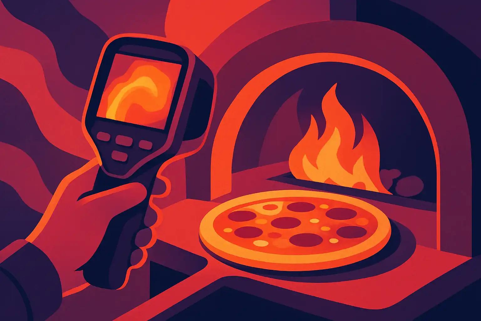 Bak als een pro met een warmtecamera: hotspots herkennen in je pizzaoven