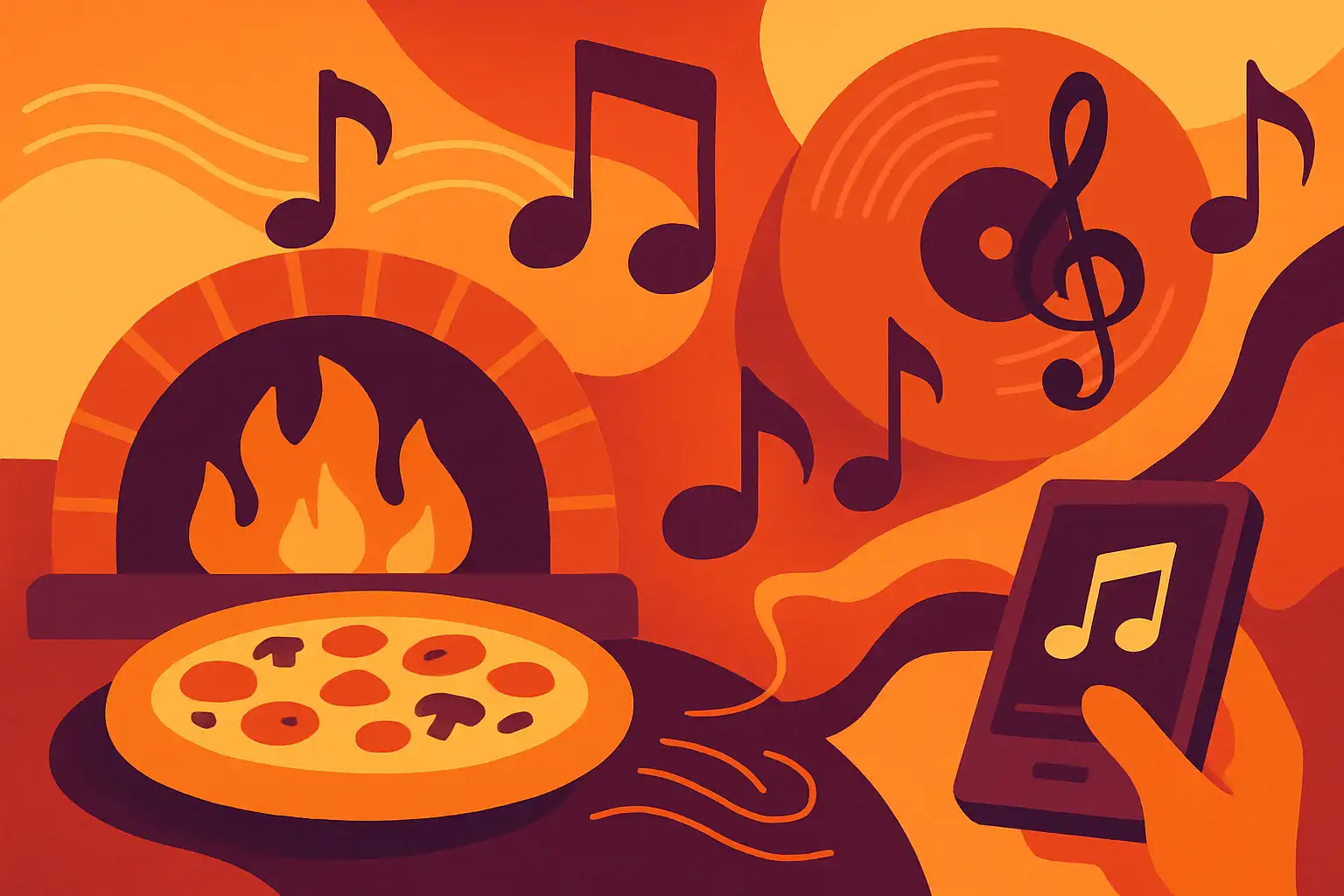 De perfecte playlist voor je pizzaoven-avond: muziek die ritme geeft aan je bakroutine