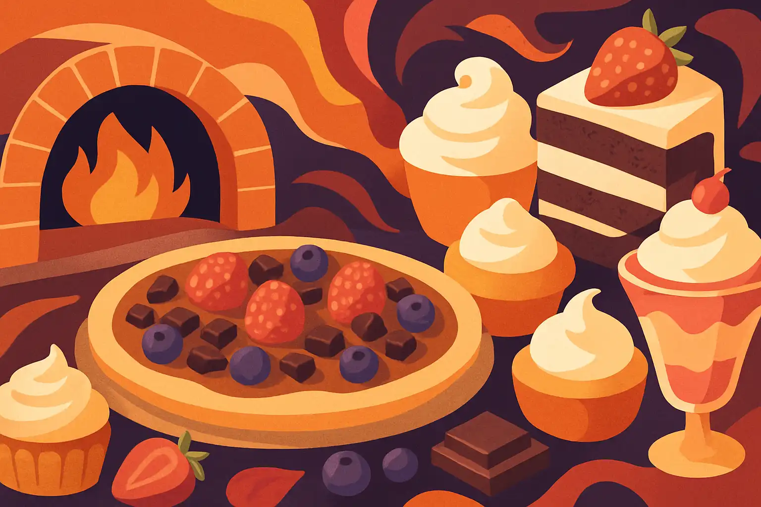 Dessert uit de pizzaoven: zeven zoete recepten die je gasten stomverbaasd doen staan