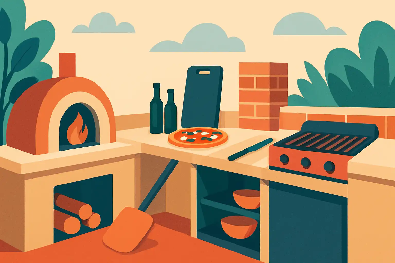 Van pizzaoven naar buitenkeuken: zo ontwerp je de perfecte workflow en indeling voor stressvrij bakken