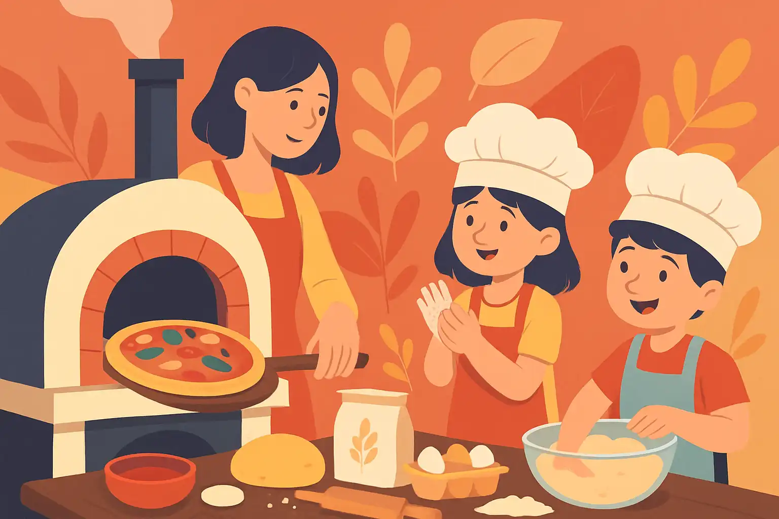Veilig en leuk bakken met kinderen in je pizzaoven: recepten en regels voor ouders