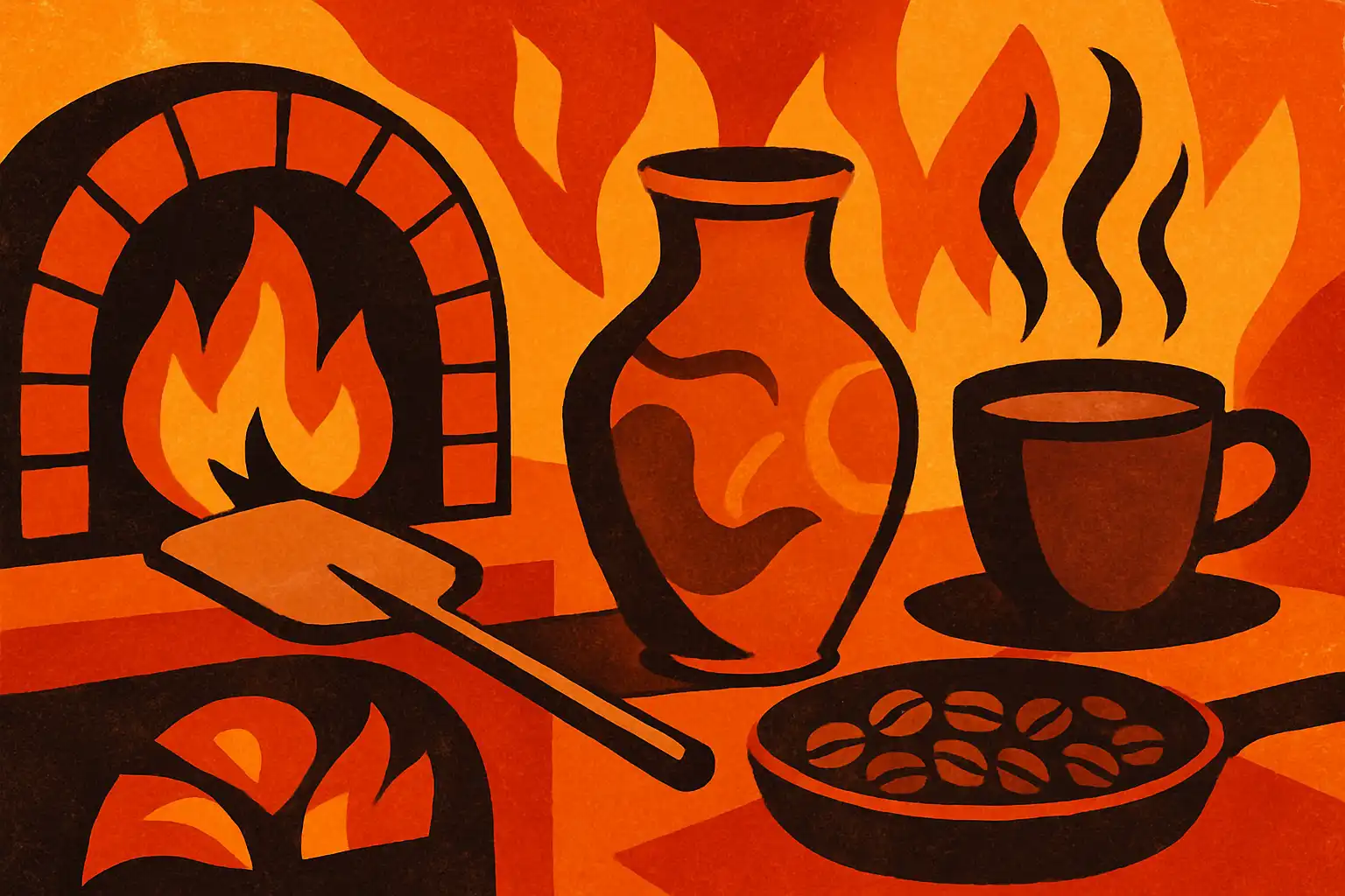 Vuurkunst en koffie: zo gebruik je je pizzaoven voor keramiek en koffiebrandingen