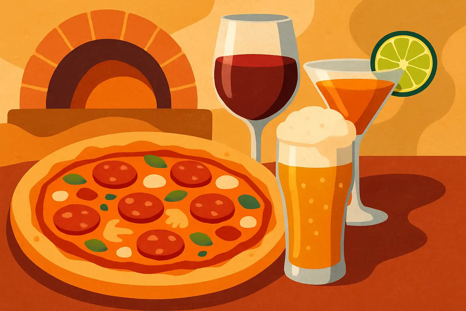 Wat drink je bij ovenpizza? verrassende wijn-, bier- en cocktailcombinaties die je gasten verbluffen