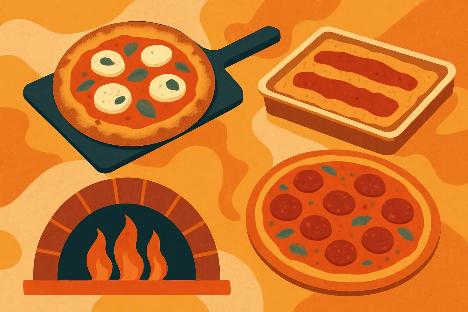 Zo bak je regionale pizza's thuis: van napoletana en romana tot Detroit-style