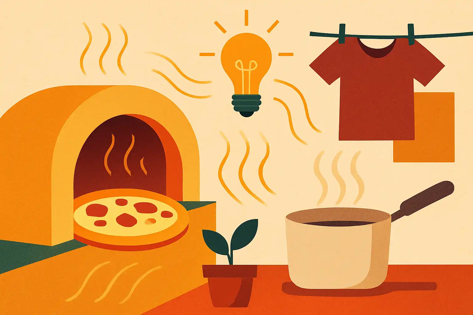 Zo benut je restwarmte van je pizzaoven: 10 slimme ideeën