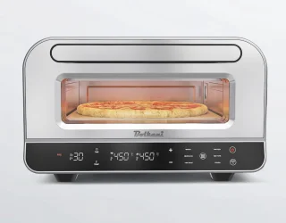 Krachtige Elektrische Pizzaoven met Pizzasteen - 450 °C voor Perfecte Pizza in 2 Minuten