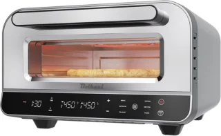 Krachtige Elektrische Pizzaoven met Pizzasteen - 450 °C voor Perfecte Pizza in 2 Minuten