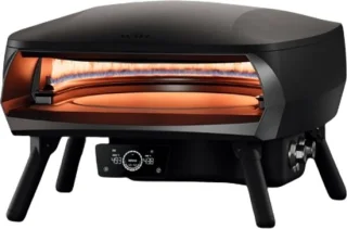 Witt Etna Rotante control 16" pizzaoven gas mat zwart
