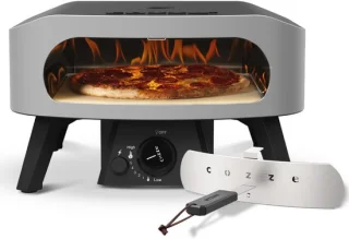 13" Gas Pizzaoven met Pizzasteen en Thermometer - Compact en Gebruiksvriendelijk
