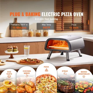 Pizza Oven – Pizzamaker – Elektrische Oven – Tafeloven – Tot 850°C – Inclusief Timer en Draagtas