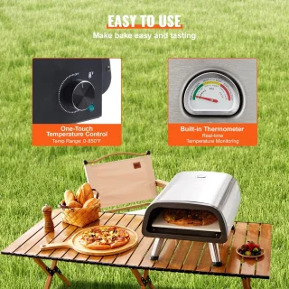 Pizza Oven – Pizzamaker – Elektrische Oven – Tafeloven – Tot 850°C – Inclusief Timer en Draagtas