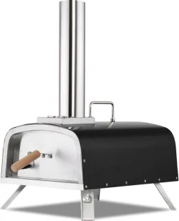 BASTE pizzaoven buiten houtgestookt - RVS