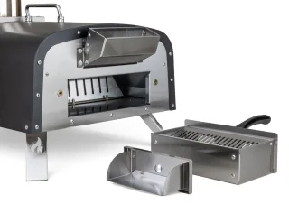 BASTE pizzaoven buiten houtgestookt - RVS