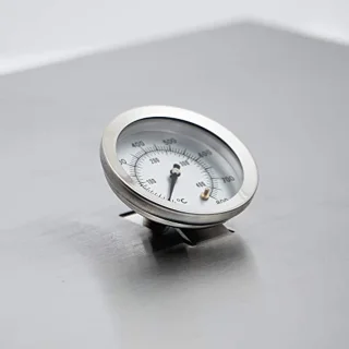Hoogwaardig Pizza-opzetstuk voor Gasbarbecue met Thermometer - 56 x 39 cm