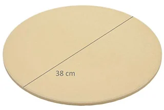 Hoogwaardig Pizza-opzetstuk voor Gasbarbecue met Thermometer - 56 x 39 cm